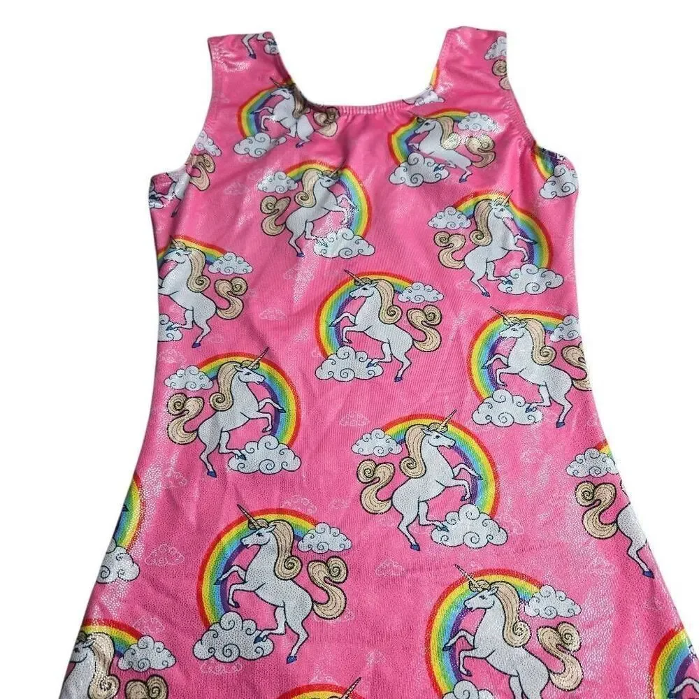 Unitard unicorn rainbow M/150